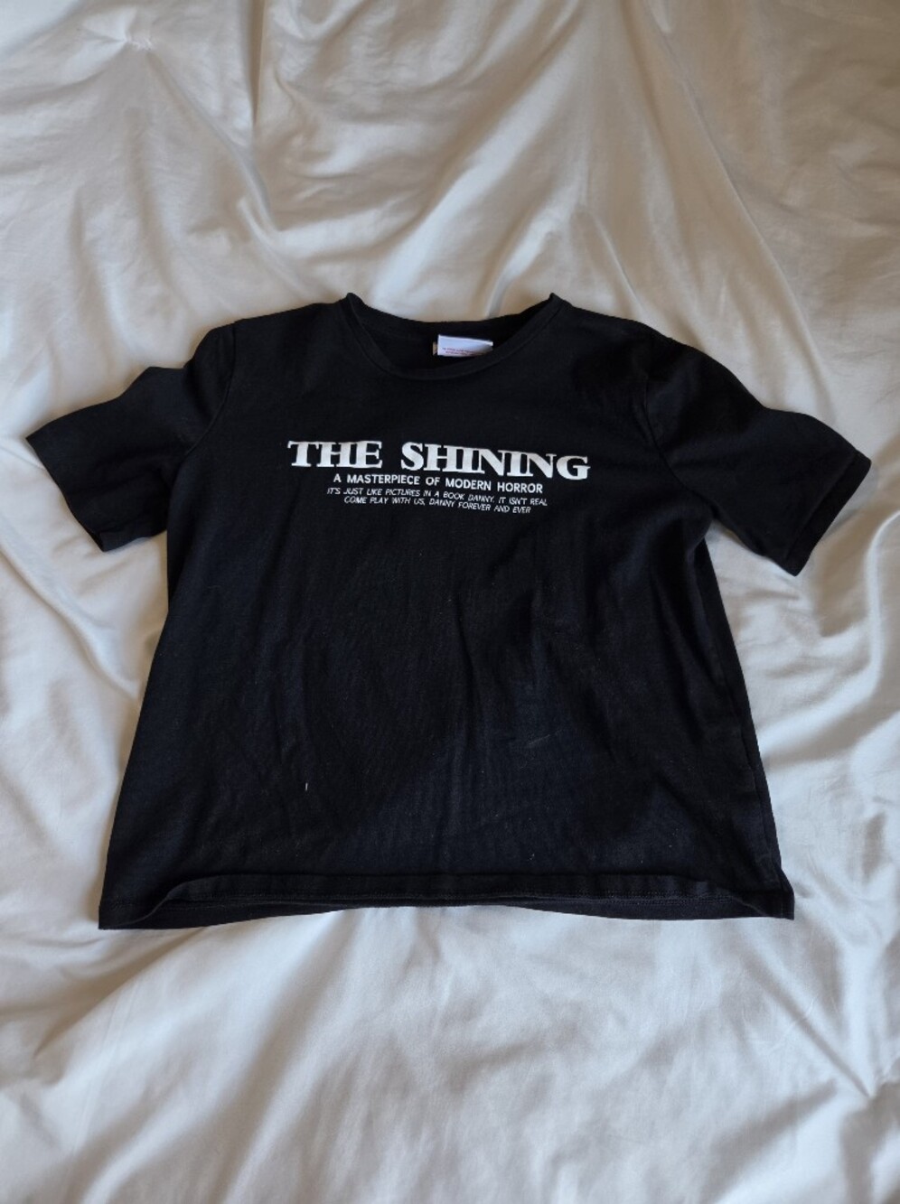 The Shining Black Crop Tee
